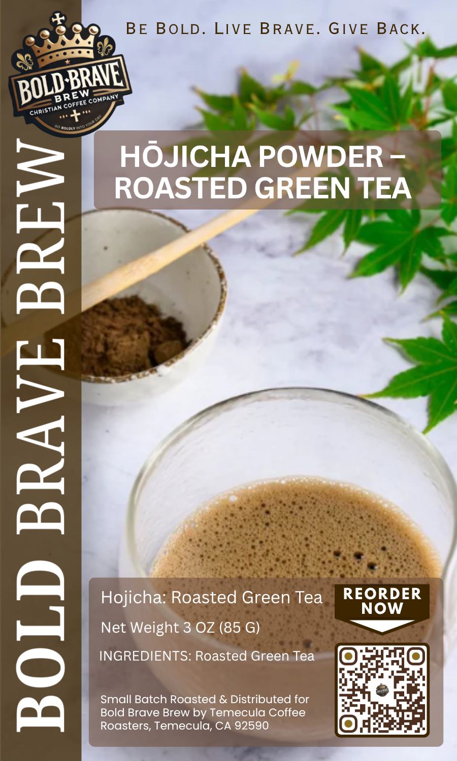 Hojicha Powder - Roasted Green Tea