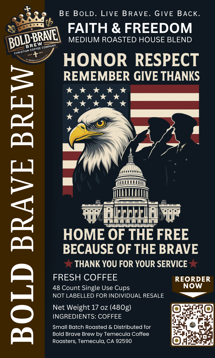 Faith & Freedom Single Use Cups