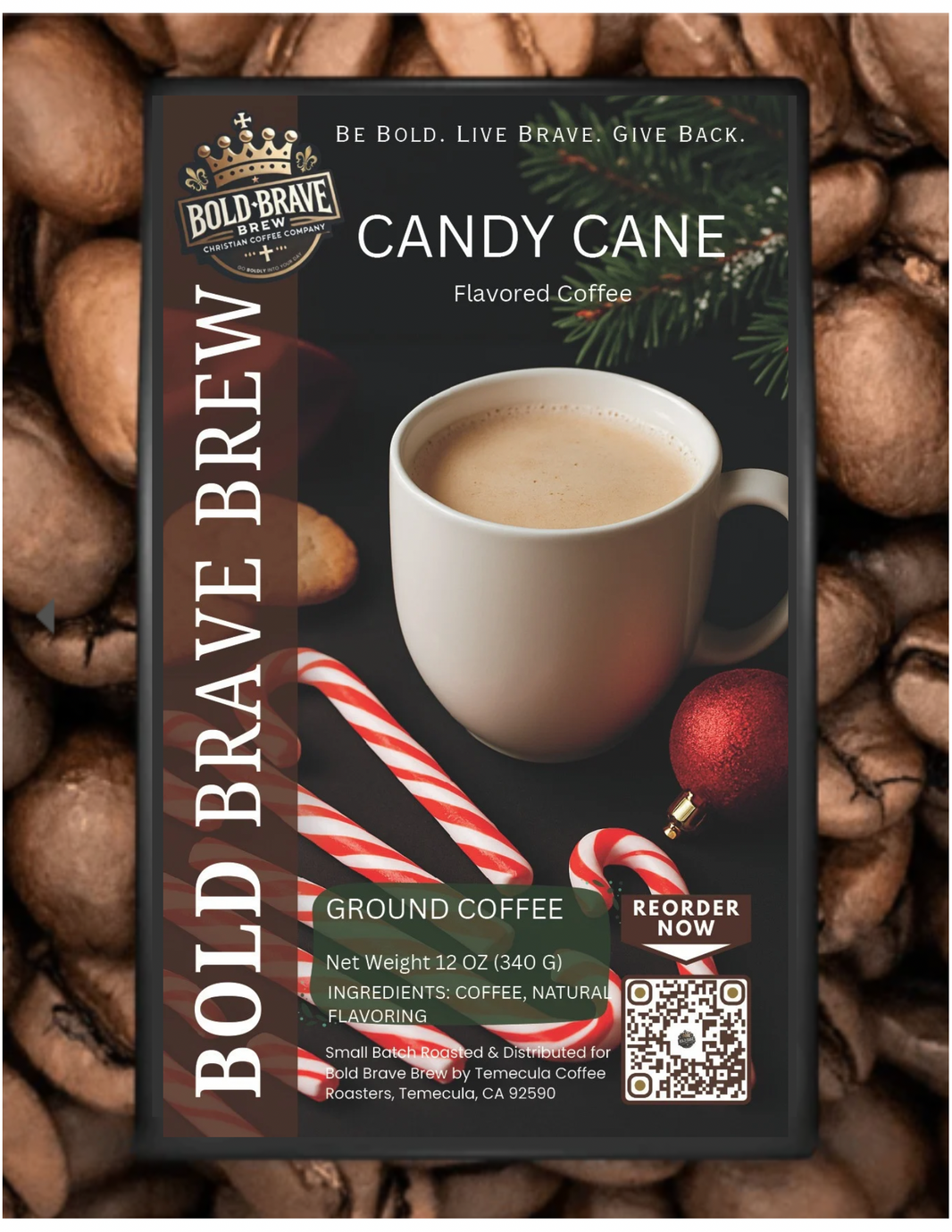 image Candy Cane, flavored coffee