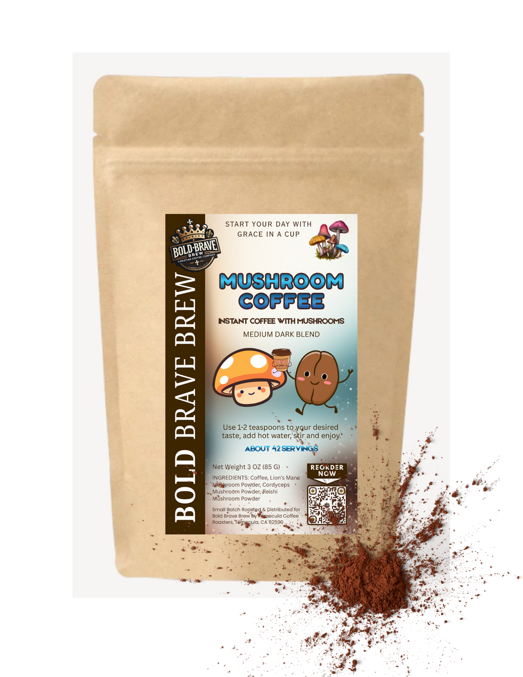 Instant Coffee with Mushrooms