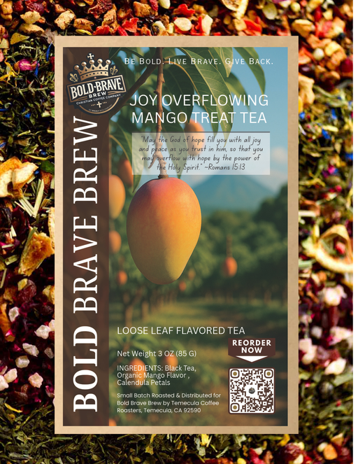 Joy Overflowing Mango Treat Tea